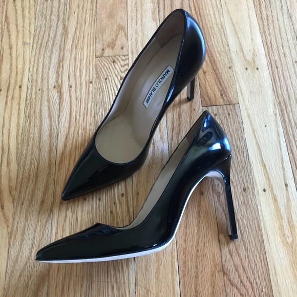 BB Patent 105mm Pointed-Toe Pump - Picture 4 of 6